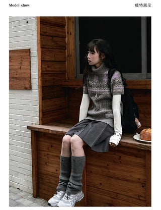 fairisle knit Tops