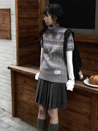 fairisle knit Tops