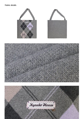 bow tote bag