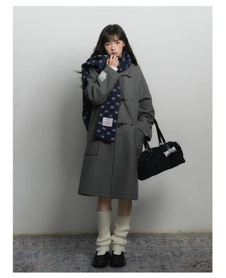wool horn coat