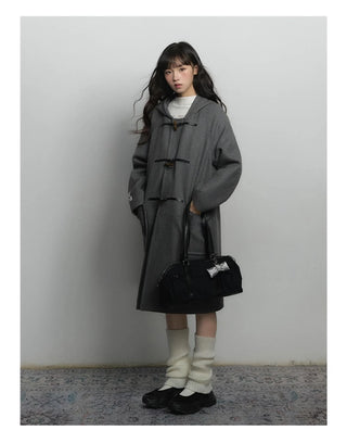 wool horn coat