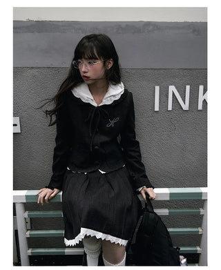 ruffled suit set