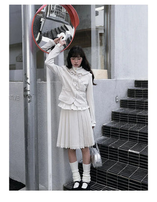 ruffled suit set