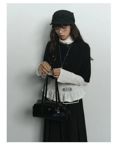 knit cloak suit