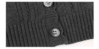 knit bow cardigan