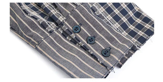 plaid shirt dress