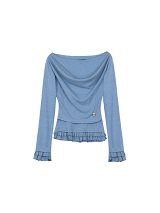 clover ruffle top