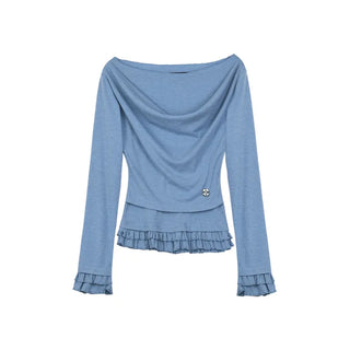 clover ruffle top