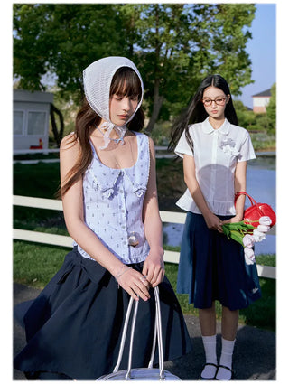 dots lotus shirt