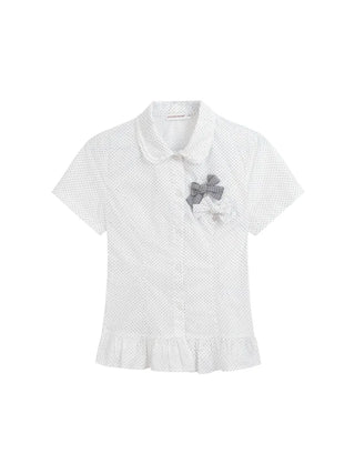 dots lotus shirt