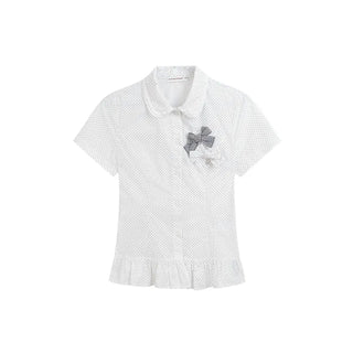 dots lotus shirt