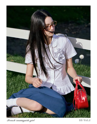 dots lotus shirt