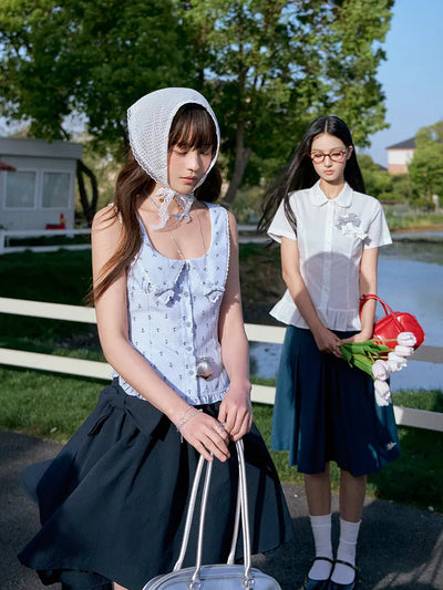 sleeveless vest set