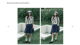 sailor knit set