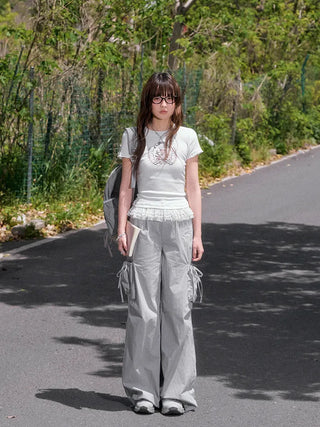 bear lace Tops