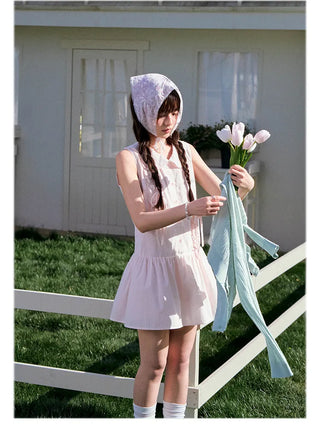 mint sleeveless dress