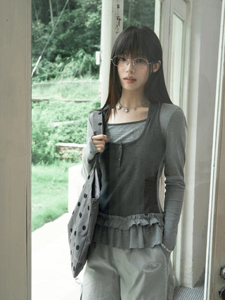 fake two-piece overalls