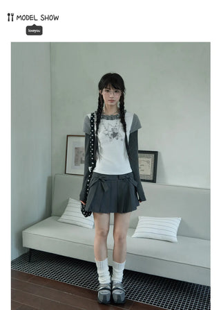 bear stitching Tops