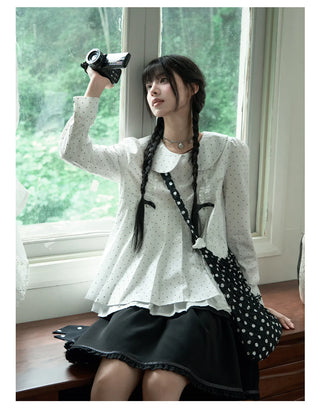 polka dot shirt