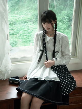 polka dot shirt