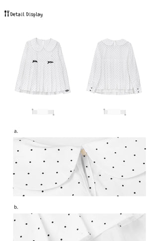 polka dot shirt