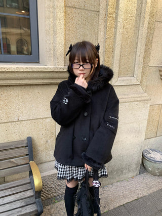 fur puffer jacket