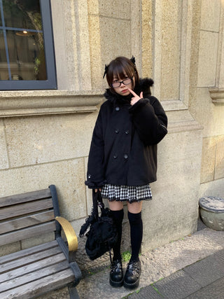 fur puffer jacket