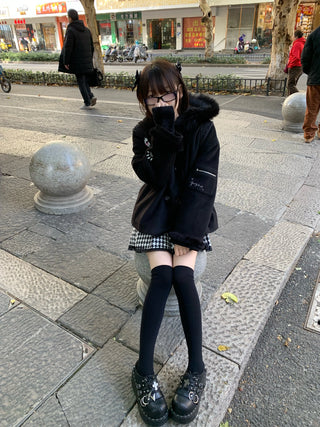 fur puffer jacket