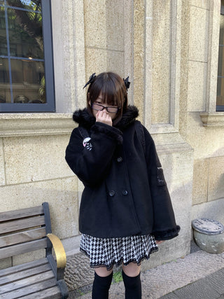 fur puffer jacket