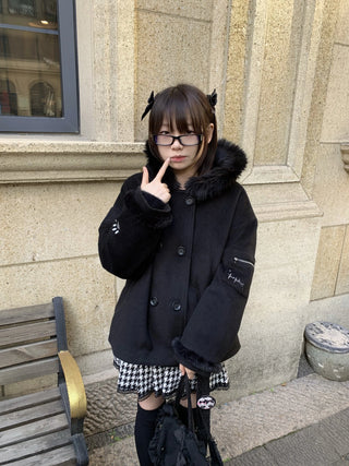 fur puffer jacket