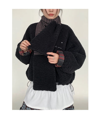 wool striped scarf