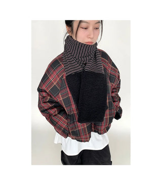 wool striped scarf