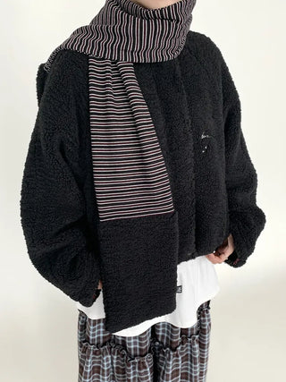 wool striped scarf