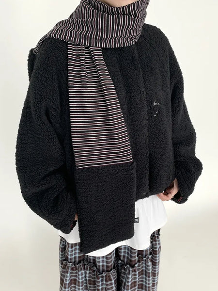 wool striped scarf