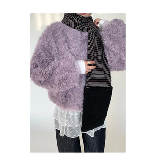 wool striped scarf