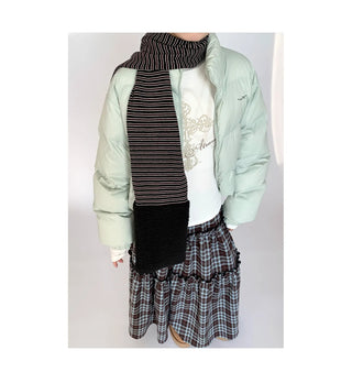 wool striped scarf