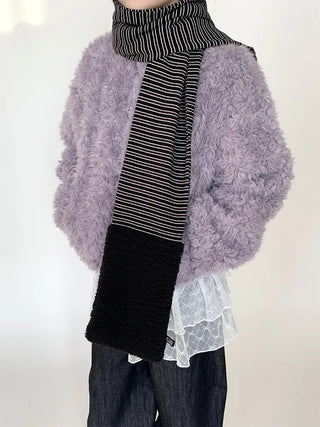 wool striped scarf
