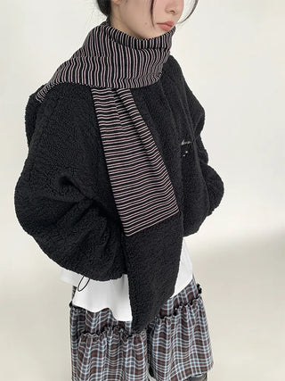 wool striped scarf