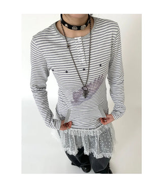 wing print blouse