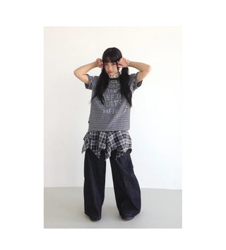 galaxy print top