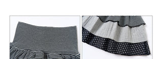 dots stripes skirt
