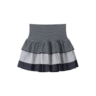 dots stripes skirt