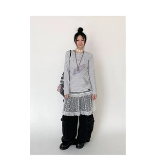 lace polka dress