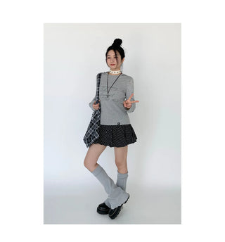 polka dot skirt