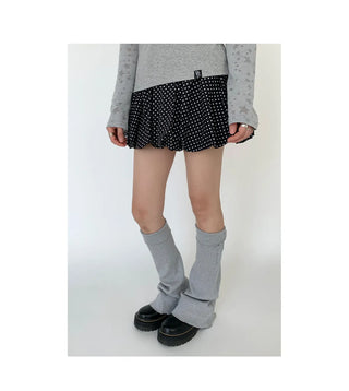polka dot skirt