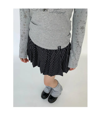 polka dot skirt