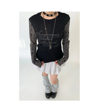 polka dot skirt
