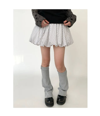 polka dot skirt