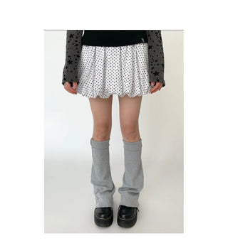 polka dot skirt