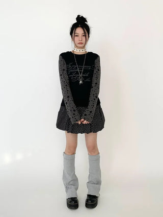polka dot skirt